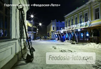 Феодосия зимой: Картинки морского побережья в зимний период