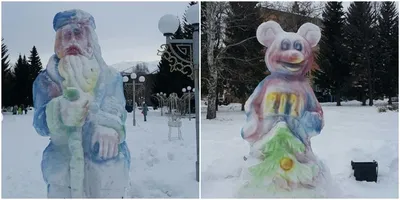 Фотка с снеговиками: Улыбки из белого волшебства