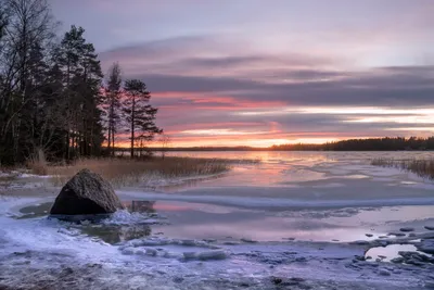 Зимний великолепие: Финский залив в объективе