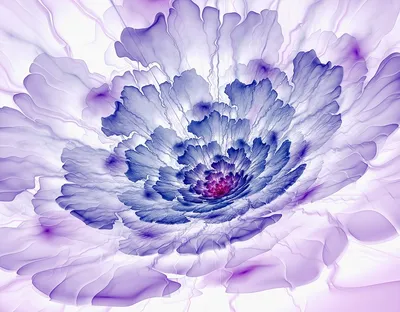 Фиолетовая абстракция - картина в формате jpg