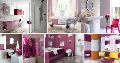 Фиолетовая ванная комната: выберите размер изображения для скачивания