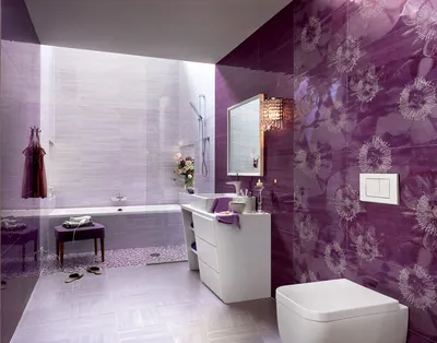 Фото Фиолетовой ванной комнаты в формате PNG