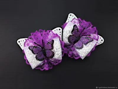 Фотофон с фиолетовыми бабочками на вашем устройстве