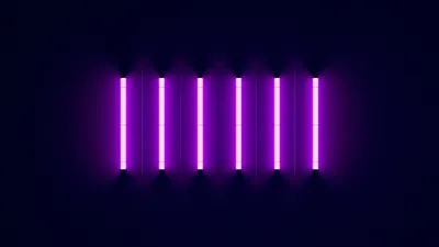 Фиолетовые неоновые картинки для творчества