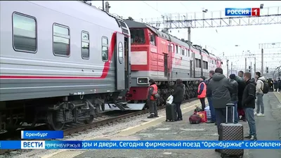 Ретро-стиль: Фирменный поезд Оренбуржье в разных ракурсах