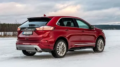 Фотографии Ford Edge 2023 в сером цвете