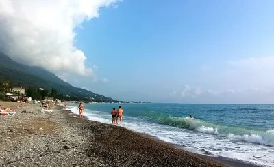 Гагра пляжа фотографии