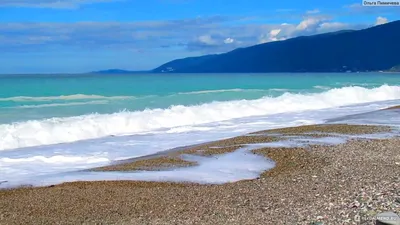 Пляжи Гагры: фото в формате 4K для скачивания