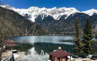 Зимние грани Гагр: фотографии для скачивания