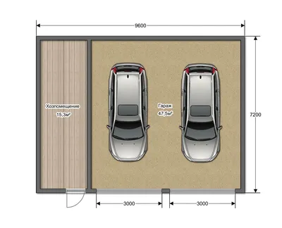 Гараж на две машины: выберите подходящий размер для просмотра