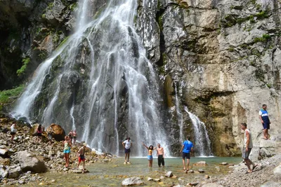 Гегский водопад абхазия  фото