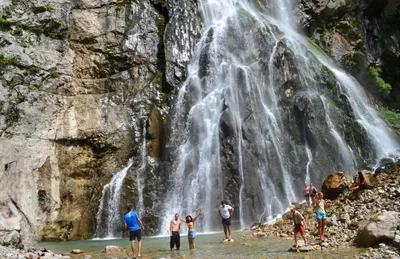 Изображение Гегского водопада в формате PNG
