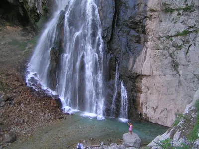 Гегский водопад: фото, запечатлевшее мощь природы