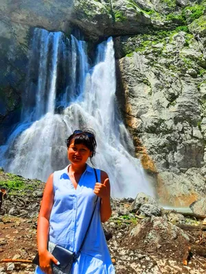 Картинка Гегского водопада с потрясающей чистотой