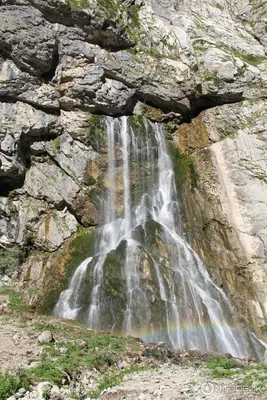 Фото Гегского водопада, олицетворяющее его величественность