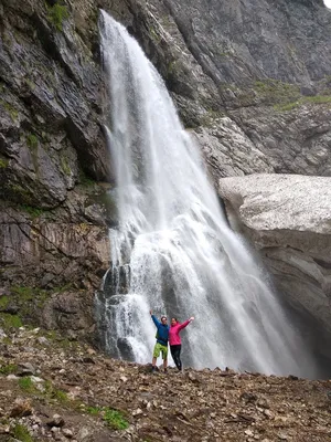 Изображение Гегского водопада в формате PNG с потрясающими деталями