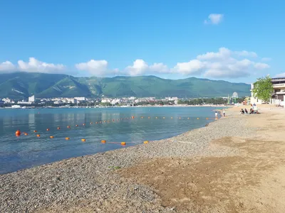 Фото Геленджик пляж: пейзажи и красота морского побережья