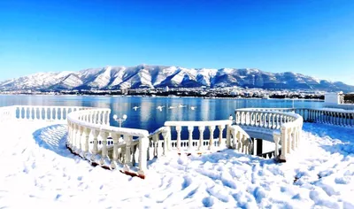 Зимний пейзаж Геленджика: 39 невероятных снимков