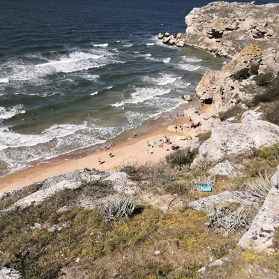 Фотографии Генеральских пляжей Керчи: место, где сливаются небо и море