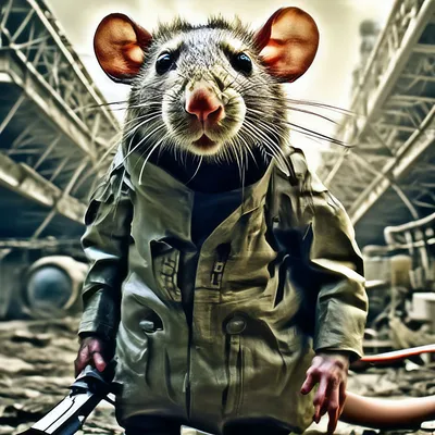 Фото гигантской крысы в формате JPG для использования на сайте