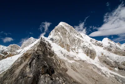 Фотография возхищающего фона Гималайских вершин