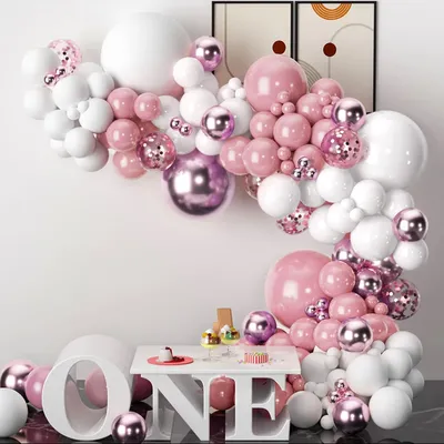 Фото гирлянд из воздушных шаров - выбор размера и формата: JPG, WebP, PNG: красочные мотивы