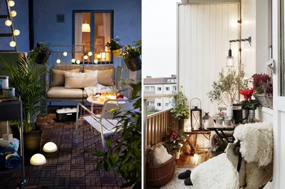 Гирлянда на балконе: создайте особую атмосферу в вашем доме