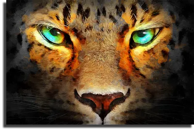 Фотография глаза тигра для скачивания