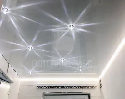 Уникальные дизайнерские решения для глянцевого натяжного потолка в ванной комнате