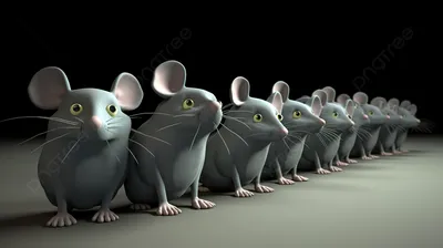 Иллюстрации года крысы: Высокое разрешение для печати