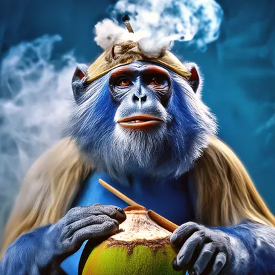 Фотографии Голубой обезьяны: Скачайте бесплатно в WebP