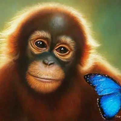 Таинственная Голубая обезьяна: Загадочное фото