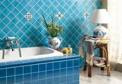 Голубая ванная комната: скачать в хорошем качестве