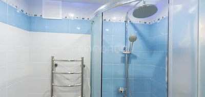 Голубая ванная комната: новые фотографии