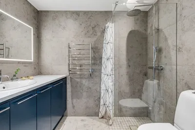 Голубая ванная комната: воплощение стиля и комфорта