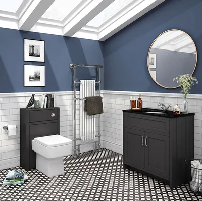 Голубая ванная комната: создайте свою собственную идиллию