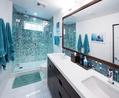 Фото голубой ванной комнаты в формате jpg