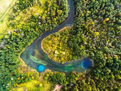 Величественное Голубое озеро Казани раскрывается в фотографиях.