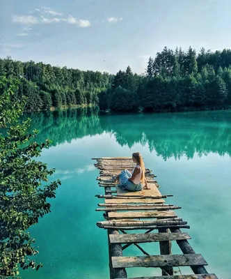 Волшебные голубые оттенки озер Беларуси на фото