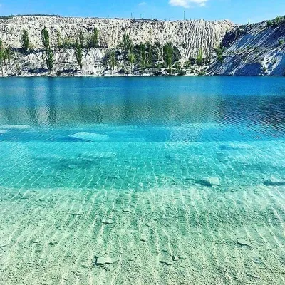 Искусство природы в фотографиях: голубые озера Днепродзержинска 