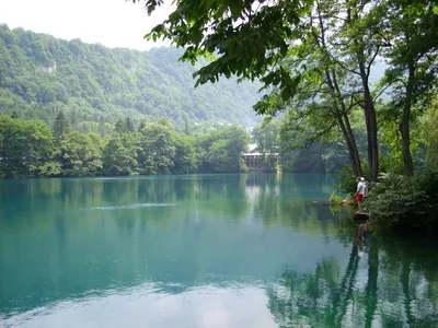 Голубые озера кбр  фото