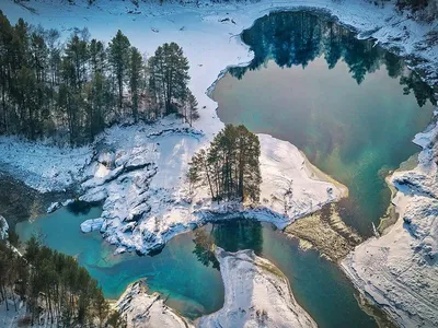 Голубые озёра на фотографиях 2024 года