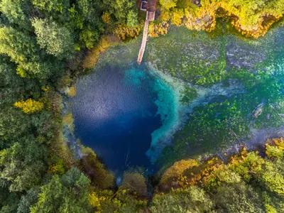 Живописные обои Голубых озер: Full HD качество