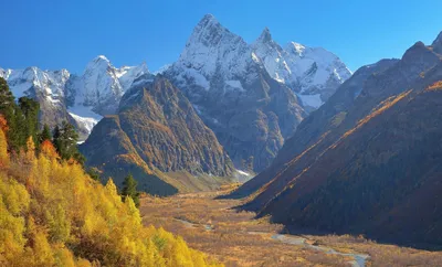 Величественные Кавказские горы: впечатляющие виды на фото