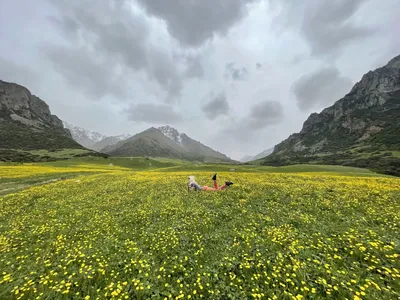 Впечатляющие горные пейзажи Киргизии на фото