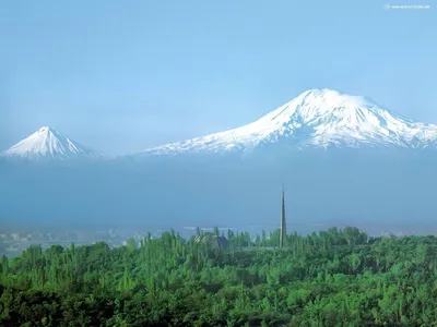 Гора Арарат на фото, подарок для глаз зрителя