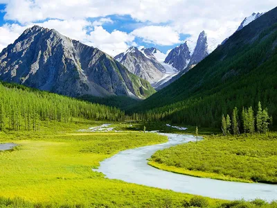 Фон Горы Белуха Алтай: воплощение природной гармонии