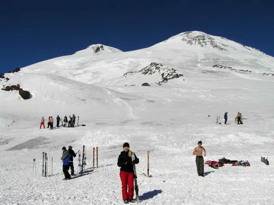 Бесплатный скачать фото горы Эльбрус