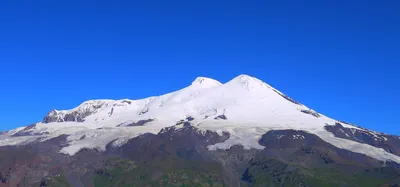 Захватывающий пейзаж горы Эльбрус на фото