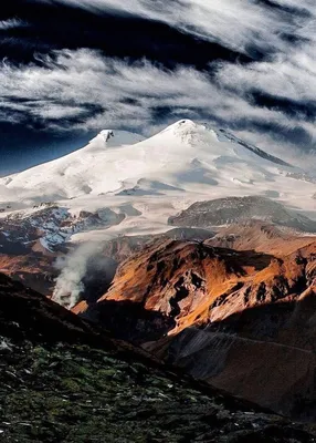 Фото прекрасной Горы Эльбрус в макроразрешении